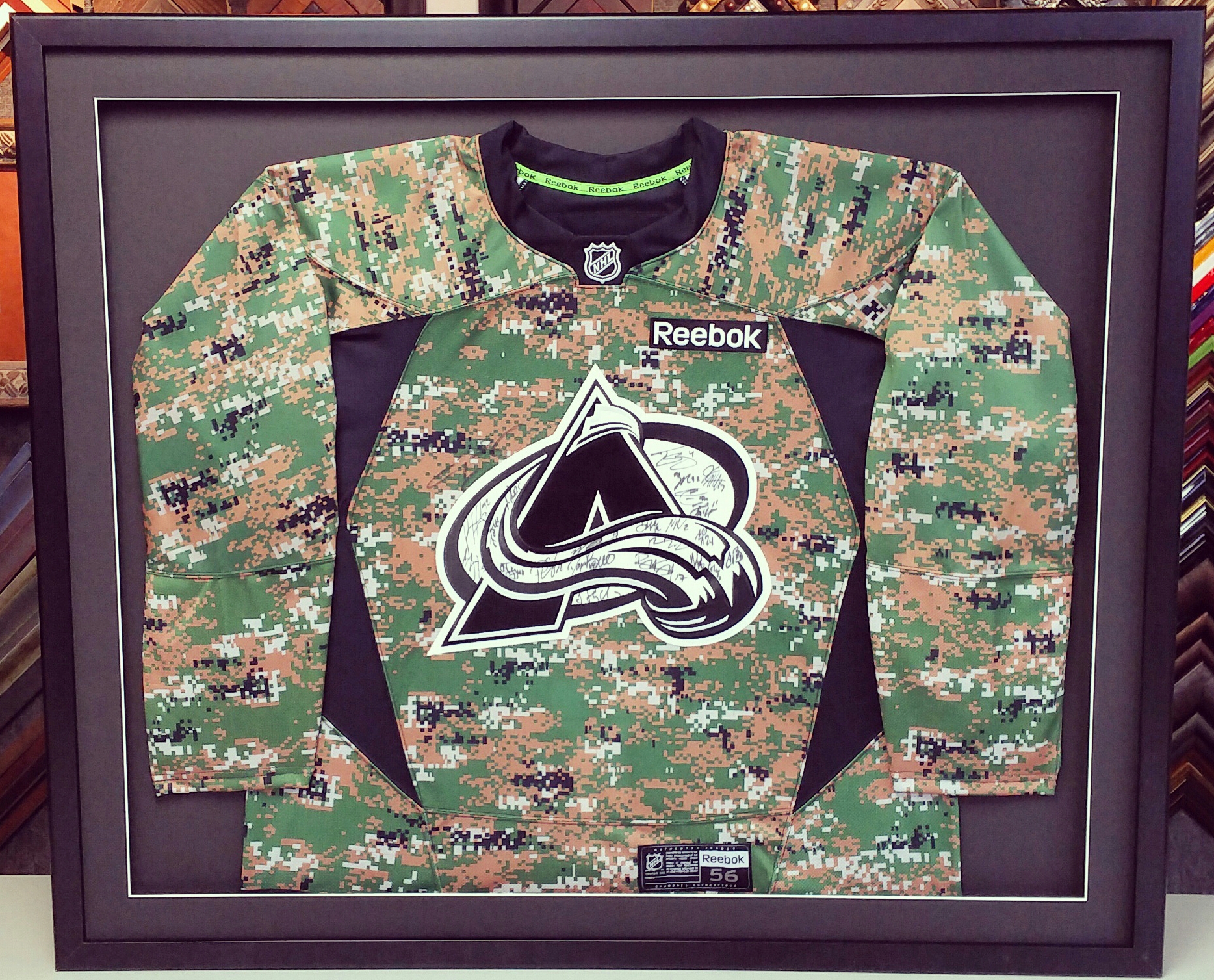 avalanche military jersey