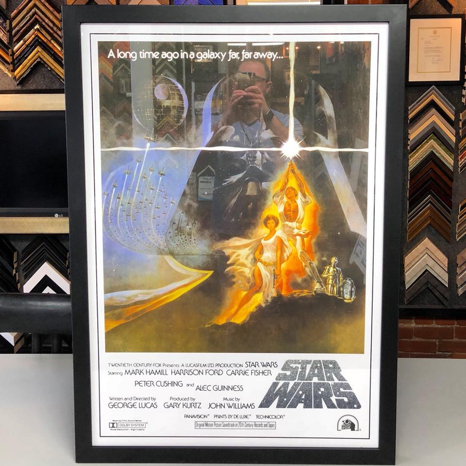 star wars framed art