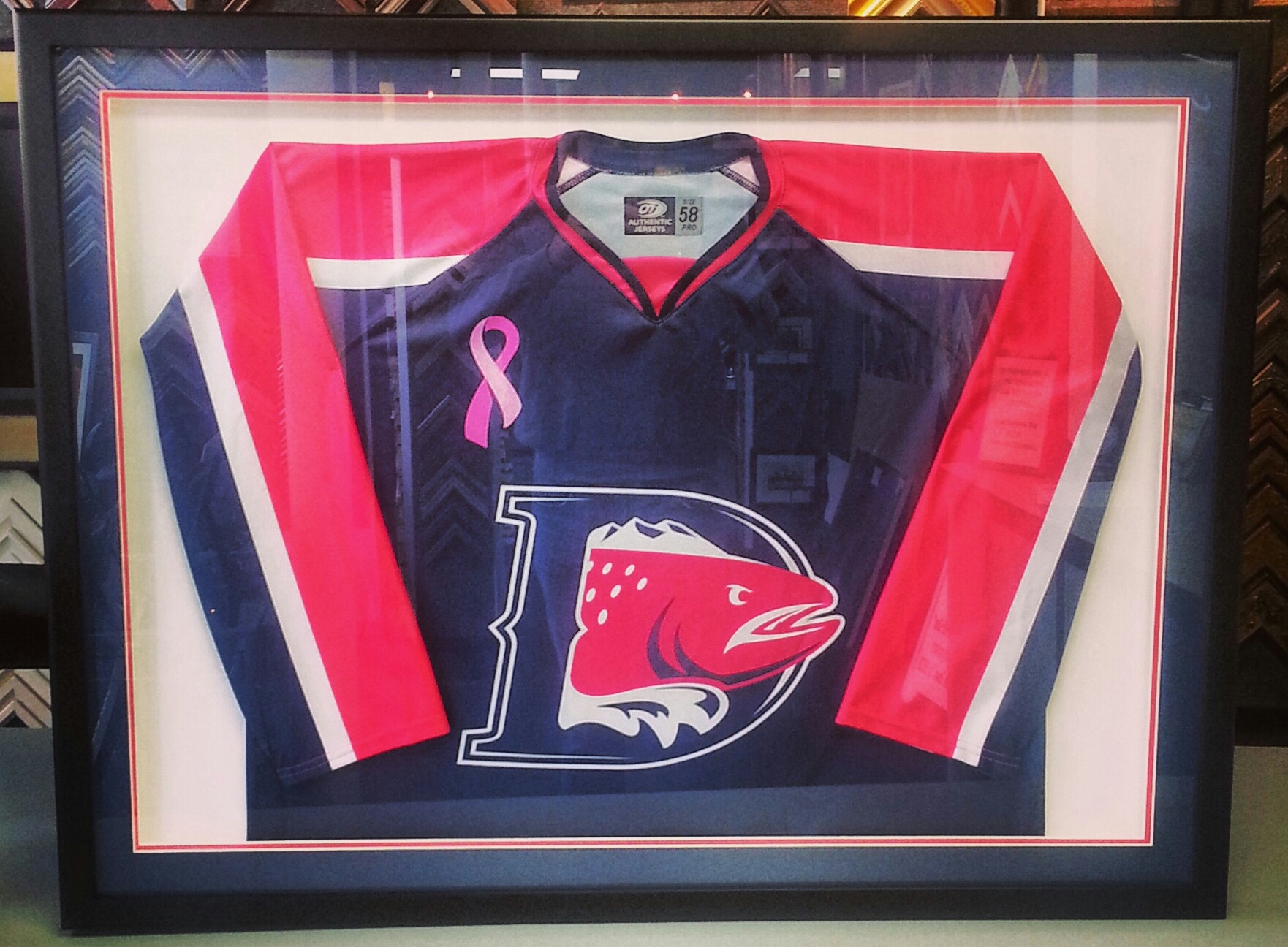 Denver Cutthroats Hockey Jersey Frame – 5280 Custom Framing