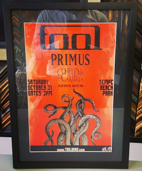 Concert Poster Picture Frames Denver 