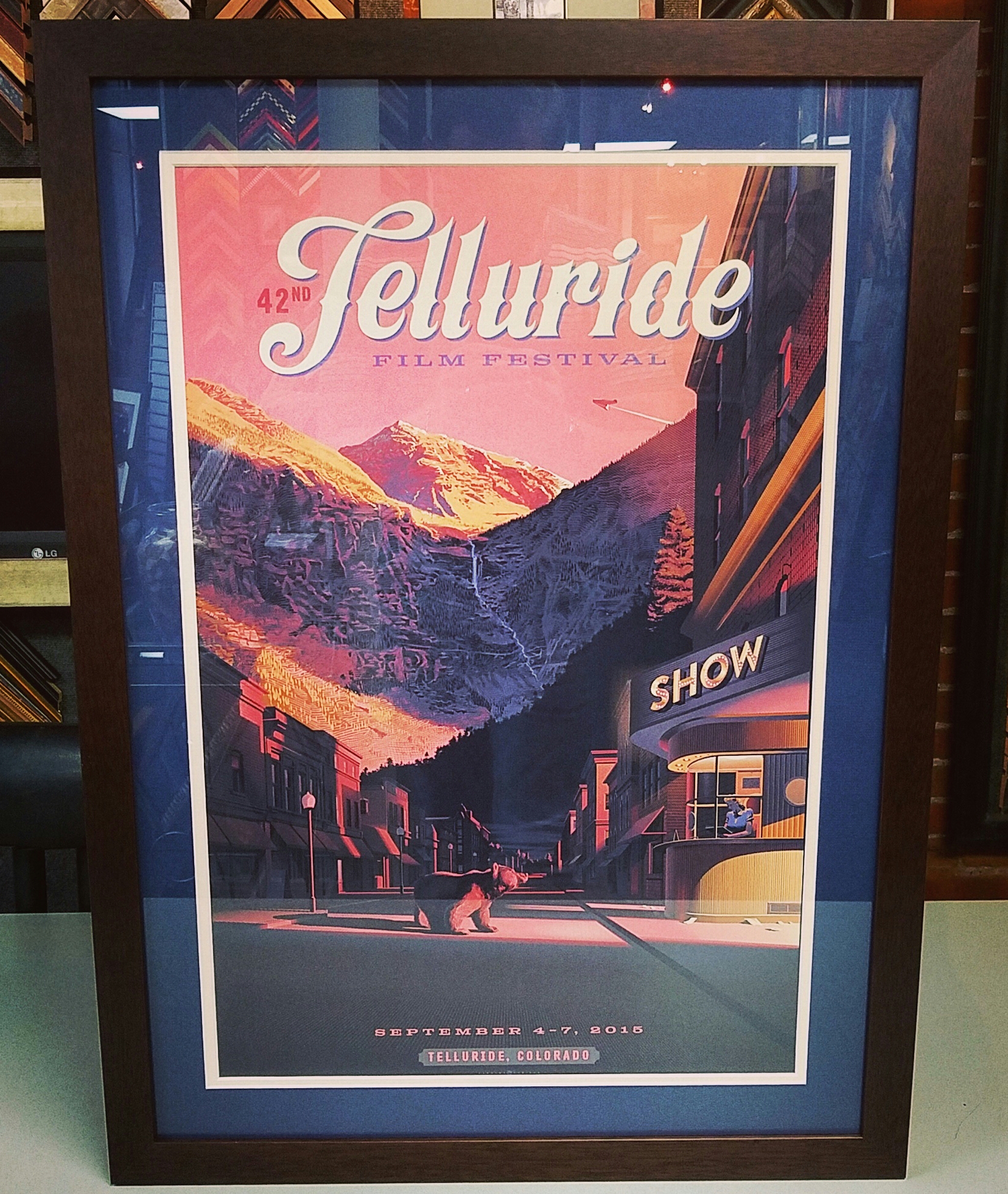 Telluride Film Festival Framed Print 