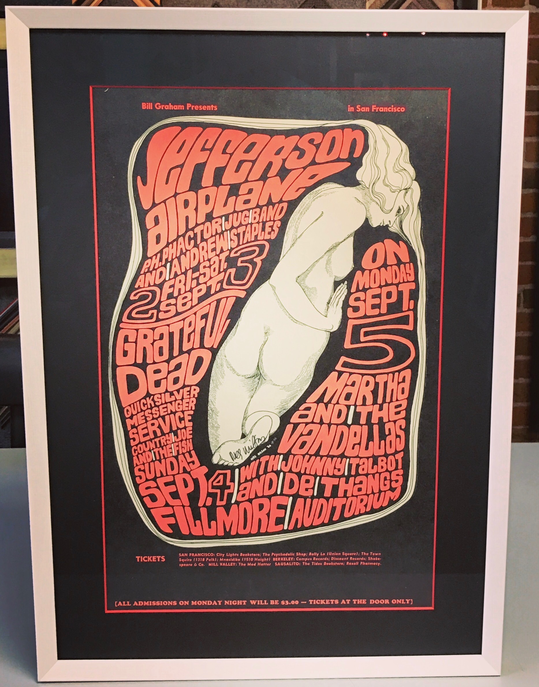 Concert Poster Framing Denver 
