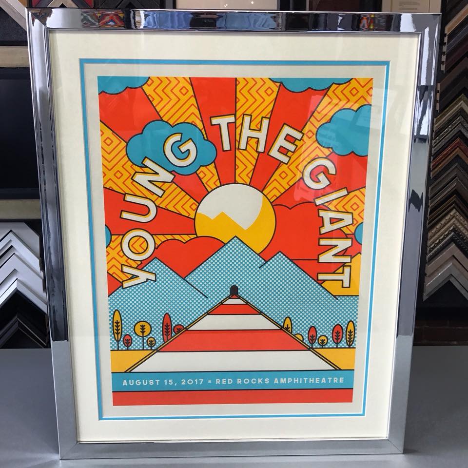 Young The Giant Custom Framed Print 
