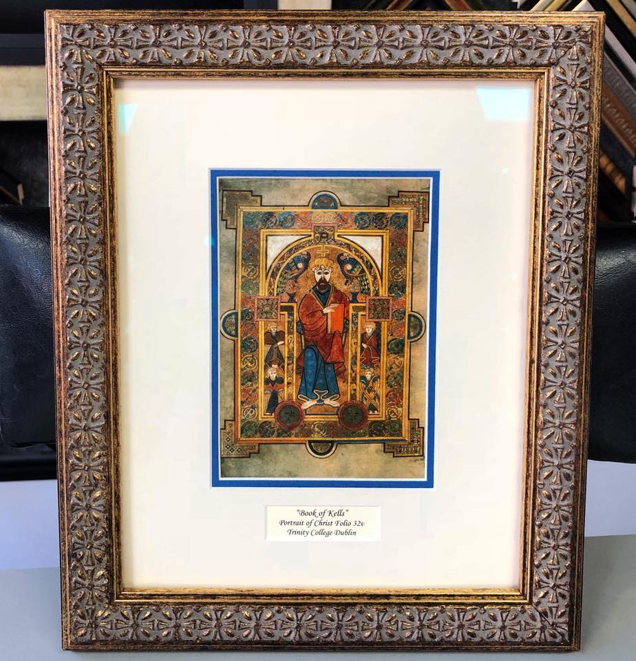 "Book of Kells" Framed Art