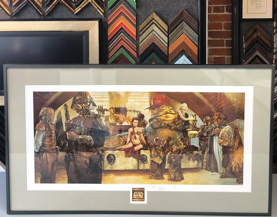 "In the Court of Jabba the Hutt" by Dave Dorman 