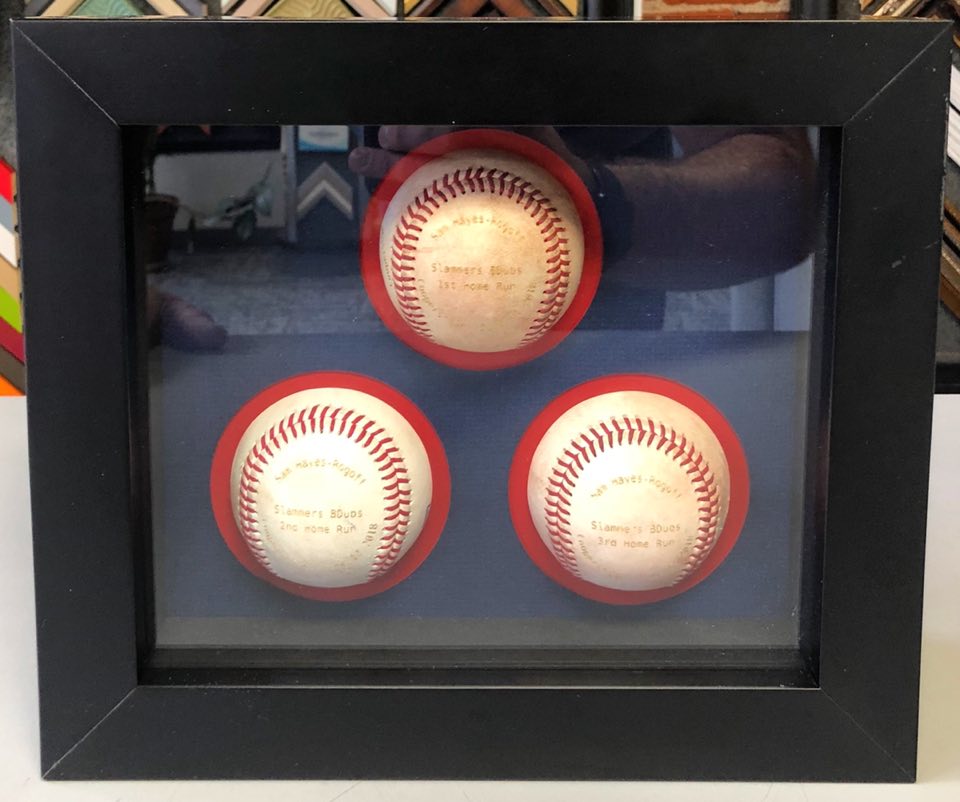 Custom Framed Baseball Denver 